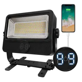 Wl03 Watfal Rechargeable Solar Work Light 9000lm 7000k 348 Leds 10h 4500mah 5 Mo