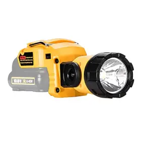 Waxpar 789219309783 12v Flashlight Compatible With Dewalt Battery 280lm Led Work Ligh