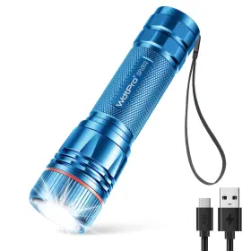 B0df9vcrpw Wdtpro Rechargeable Flashlight High Lumens Bright Edc Tactical Led Camping 1 Pa