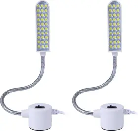 Frjd-2 Weftnom 30 Led Sewing Machine Light With Magnetic Base And Flexible Gooseneck Portab