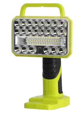 Wxd-18w-dj003-ryo Wexibryndl 18w Cordless Led Flashlight For Ryobi 18v Battery 2000lm Portable Work Light