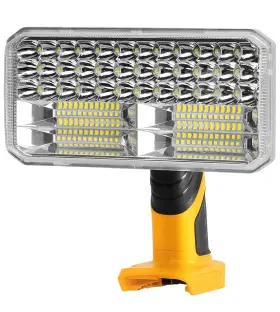 Wxd-40w-dj002-dew Wexibryndl 40w Cordless 4200lm Led Flashlight For Dewalt 20v Battery 9 Inch Zinc Alloy Port