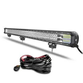 Yy-02-7d-45in-612-hk-c Willpower Lk-yz 45 Inch 612w Led Light Bar Spot Flood Combo Beam With Wiring Harnes