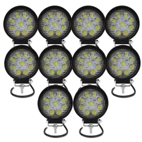 Yy-04-10x27r-f Willpower 10 Pcs 4 Inch Led Work Light Bar 27w 2200lm Driving Pods Flood Beam