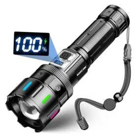 Nf1511 Wishdeal Led Rechargeable Flashlights 1000000 High Lumen Flash Light With Digital