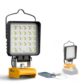 Wx-dwl48w Wokelux 48w 7600lm Led Work Light For Dewalt Max 20v Battery Cordless Li