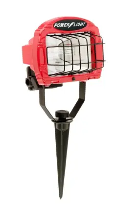 L878 Woods 090529615748 4-in-1 Combo Work Light 250 W Halogen Lamp Red