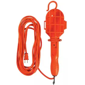 Woods 726084910065 75-watt 25 Ft. 18/2 Sjtw Incandescent Portable Guarded Trouble Work Light With H