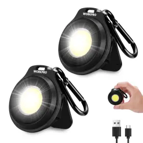 B0f8gqnh8c Workpro Cob Keychain Light 2pcs Small Work Flashlight Hat Clip Edc B0f8gqnh8c Workpro Cob Keychain Light 2pcs Small Work Flashlight Hat Clip Edc