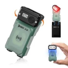 B0cdpxvlmg Wuben X3 Mini Flashlight Rechargeable Charging Box 180 Edc Keychain Waterproof