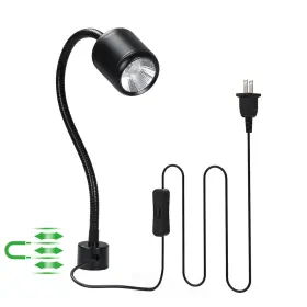 0533 Xapolu Led Magnetic Work Light With Flexible Gooseneck 12w 1200 Lumens 6500k 110v U