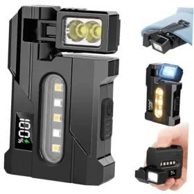 Kmd02 Yanlandz Rechargeable Edc Flashlight 500 Lumens With Rotable Lamp Head Super Bright