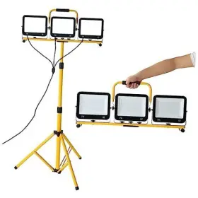 Sjj0002 Yaoledly 225w 22500 Lumen Work Lights With Stand Three Head Led 3 Adjustable