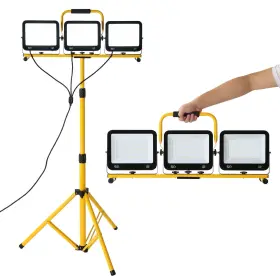 Sjj003 Yaoledly 150w 15000 Lumen Work Lights With Stand Three Head Led Light Indiv