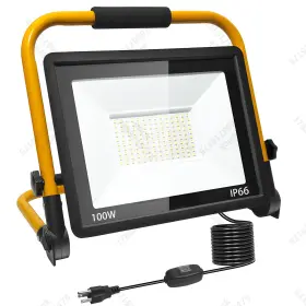 100w Ycponggon 716597548718 Led Flood Work Light 11000lm 5000k Portable Construction With 16