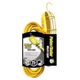 Yellow Jacket 445005535547 100-watt 25 Ft. 14/3 Sjeow Incandescent Guarded Portable Trouble Work Light Wi