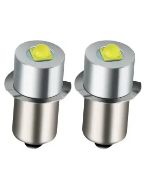 P13.5s Yeoro E10/p13.5s 2pcs Ac/dc 6-30v Upgrade Led Flashlight Bulb 3w 6v 9v 12v 18v 19