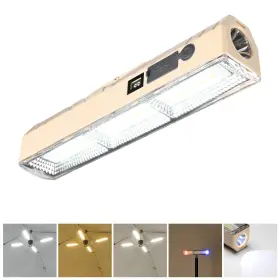 11mlt001-l220-20 Yescom Instahibit Rechargeable Magnetic Work Light Led 2400mah With Hook 5 Modes