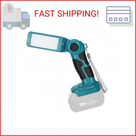 Yex-bur Tech Yx-12w-005-mt Yex-bur 12w 1000lm Led Flashlight Work Light For Makita 18v Battery Jobsite Han