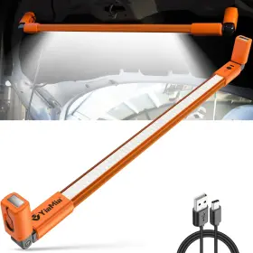 Led139 Yiamia Aluminum Panel 37.4inch Long Rechargeable Underhood Work Light 6400mah Led W