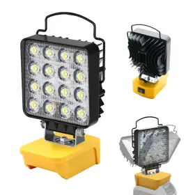 40905a02 Yinniy Cordless 20v Max Led Work Light For Dewalt Battery 48w 4800lm Flood Flas