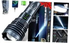 Xhp160-06 Yiwu Qimai Electronic Co. Ltd Rechargeable Flashlights 2000000 High Lumens Super Bright Led Flashlight Flash