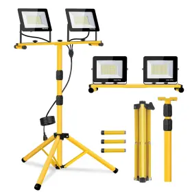 Ykxjm 727376366690 21000 Lumen Work Lights With Stand 3 Adjustable Head Led Light Ad