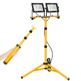 Yurnomy 727376180470 21000 Lumen Work Lights With Stand 2 Adjustable Head Led Light Ad