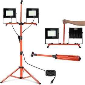 Ip65 Yuying888 744759918611 26000 Lumen Led Work Light With Tripod Stand 200w Waterproof Adjustable Ang
