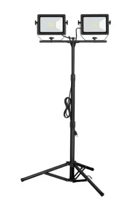 Z-20000-dt-2 Z Zone Industry Corp Led Dual Tripod Work Light 20000 Lumen Adjustable Stand