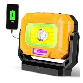 Zd-0106-us Zdliteusa Magnetic Work Light 1200lm Cob Led Rechargeable With 15 Lighting