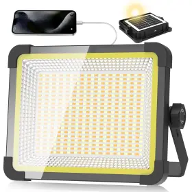 400w Zenndpoon 762744361556 Solar 32000mah Rechargeable Work Light 400 Led 32000lm Portable Flood L