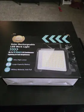 X004rpveob Zenndpoon 400w Solar/usb Rechargeable Led Work Light 400led 32000lm Ip66
