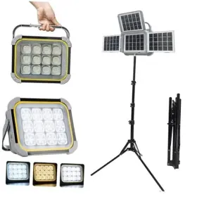 Sd-521 Zhongshan Doosun Photoelectric Co. Ltd 25000 Lumen Cordless Led Work Light With Stand Portable Construction