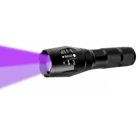 Zy2408 Zyunmall Uv Flashlight Black Light 365nm And 395nm Wood S Lamp 2 In 1 Ultraviolet Le