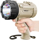 Yierblue Rechargeable Spotlight Flashlight With 2000000 High Lumen Led, IP67 Wat New. Price: $77.99.