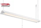 Designers Fountain 2-LIGHTS Shop Fixture, 4 Ft T8 Led Hanging Ceiling New. Price: $48.94.