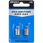Dorcy 2AA-2.25-VOLT, 0.6A Krypton Replacement Count (pack Of 1), White New. Price: $11.88.
