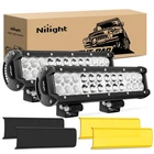 Nilight Led Bar With Yellow/black Covers Pcs 12 Inch 72 Spot Flood ... New. Price: $90.68.