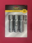 Defiant Led Flashlight 300 Lumens Aluminum Water Resistant 3-PACK New. Price: $13.57.