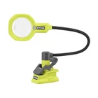 Ryobi Magnifying Clamp Light 18V Led 16 Flexible Neck Rotating Base Tool Only New. Price: $46.52.