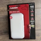 Husky 800 Lumen 3-IN-1 Rechargeable Utility Light With 10000 Mah Power Bank Nwb New. Price: $26.99.