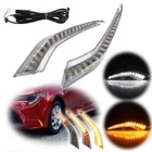 Clear Led Daytime Running Fog Lights Drl Fits 20-2022 Toyota Corolla L/le/xle New. Price: $34.99.