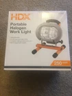 Hdx 250 Watt Portable Halogen Work Light New. Price: $15.00.