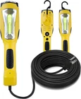 Portable Corded Work Light With Outlet In Handle, Cob Led, 1600 Lumen 6FT 11 New. Price: $73.77.