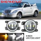 4 Inch Round Led Fog Lights Kit For Chrysler Pt Cruiser 2006 2007 2008 2009 2010 New. Price: $39.98.
