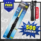 Braun Magnetic Slim Bar Folding - Rechargable 500 Lumens Led Flashlight Fs New. Price: $39.95.