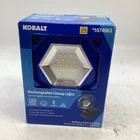 Kobalt 1074663 Rechargeable Clamp Light (EL1117528) New. Price: $31.99.