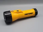 Vtg Craftsman Yellow Flashlight W/battery Indicator Bulb Storage Handle Vgc Used. Price: $18.99.