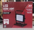 Ace Led Outdoor/indoor Worklight 6000 Lumens New. Price: $24.99.